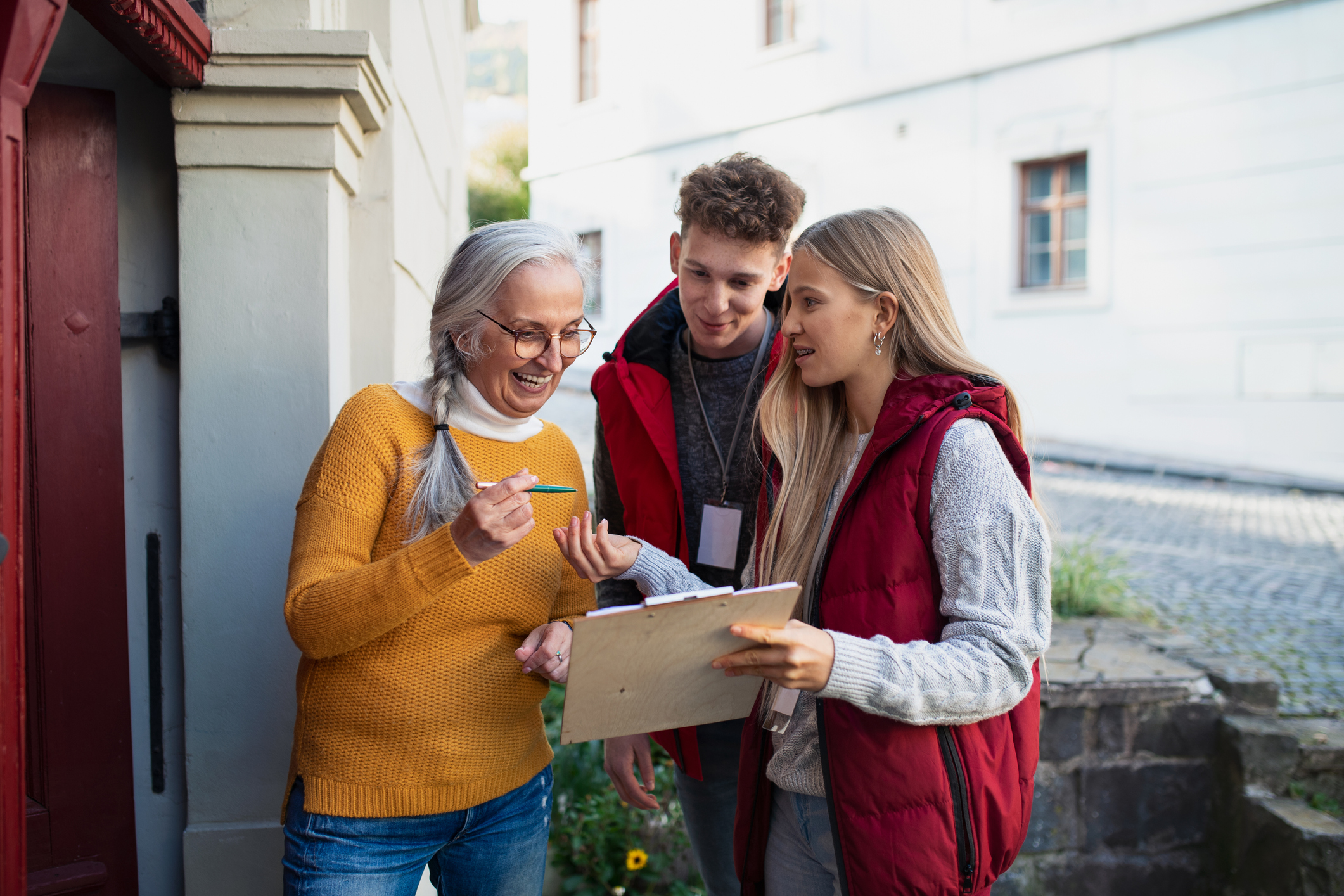 Door-to-door canvassing