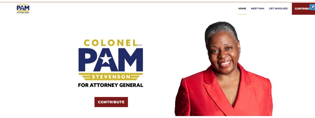 Pam Stevenson campaign website