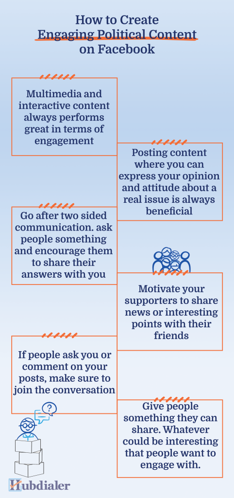 How to create engaging political content on Facebook