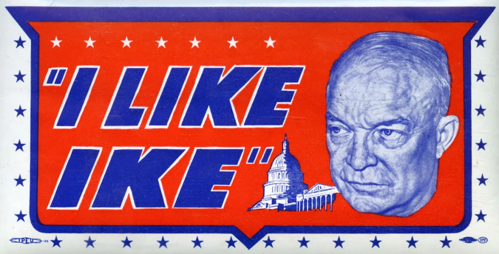 Dwight D. Eisenhower's I like Ike Campaign Poster (1956)