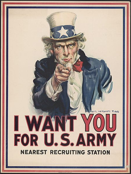 I Want You for U.S. Army" Poster (1917)